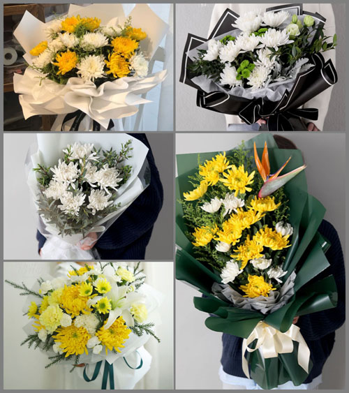 贵州贵阳开阳县毛云乡白事花束代送